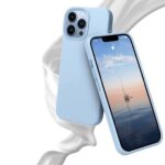 Siliconen hoesje - Licht blauw - Geschikt voor Apple iPhone 14 Pro Max
