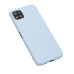 Siliconen hoesje - Licht blauw - Geschikt voor Samsung Galaxy A22 5G