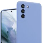 Siliconen hoesje - Licht blauw - Geschikt voor Samsung Galaxy S21FE