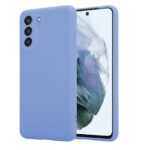 Siliconen hoesje - Licht blauw - Geschikt voor Samsung Galaxy S21FE