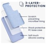 Siliconen hoesje - Licht blauw - Geschikt voor Samsung Galaxy S22