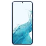 Siliconen hoesje - Licht blauw - Geschikt voor Samsung Galaxy S22 Plus