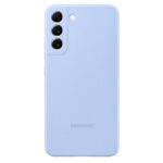 Siliconen hoesje - Licht blauw - Geschikt voor Samsung Galaxy S22 Plus