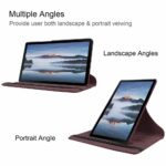 Tablet hoes Croco Print geschikt voor Samsung Galaxy Tab A 10.1 (2019) - Bruin