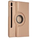 Tablet hoesje 360 geschikt voor Samsung Galaxy Tab S7 Plus - Goud
