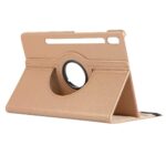 Tablet hoesje 360 geschikt voor Samsung Galaxy Tab S7 Plus - Goud