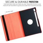 Tablet hoesje 360 geschikt voor Samsung Galaxy Tab S7 Plus - Rood