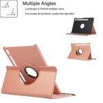 Tablet hoesje 360 geschikt voor Samsung Galaxy Tab S7 Plus - Rosegoud