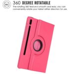 Tablet hoesje 360 geschikt voor Samsung Galaxy Tab S7 Plus - Roze