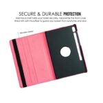 Tablet hoesje 360 geschikt voor Samsung Galaxy Tab S7 Plus - Roze