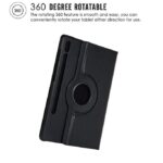 Tablet hoesje 360 geschikt voor Samsung Galaxy Tab S7 Plus - Zwart