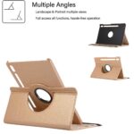 Tablet hoesje 360 geschikt voor Samsung Galaxy Tab S8 - Goud