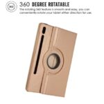 Tablet hoesje 360 geschikt voor Samsung Galaxy Tab S8 - Goud