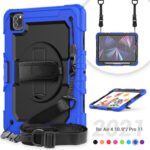 Tablet hoesje met Strap geschikt voor Apple iPad Pro 11" | iPad Air 4/5 – Blauw