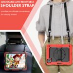 Tablet hoesje met Strap geschikt voor Apple iPad Pro 11" | iPad Air 4/5 – Rood