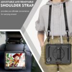 Tablet hoesje met Strap geschikt voor Apple iPad Pro 11" | iPad Air 4/5 – Zwart