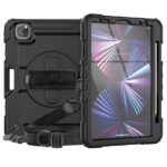 Tablet hoesje met Strap geschikt voor Apple iPad Pro 11" | iPad Air 4/5 – Zwart