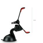 Telefoonhouder Auto | Voorruit en Dashboard | Zuignap & Klemsysteem | 360 graden roteren - LB646 / 647