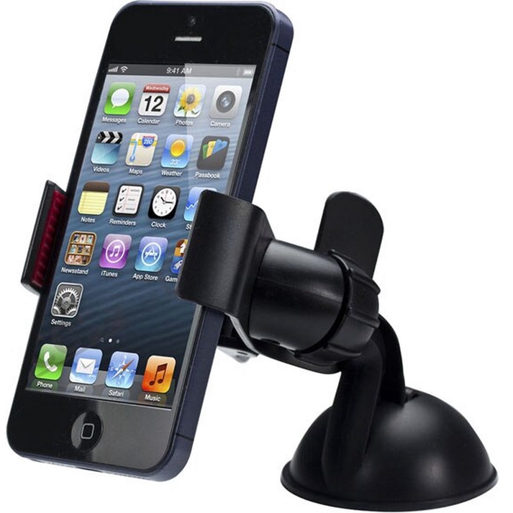 Telefoonhouder Auto | Voorruit en Dashboard | Zuignap & Klemsysteem | 360 graden roteren - LB646 / 647