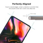 Tempered screenprotector geschikt voor Motorola Moto G71