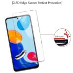 Tempered screenprotector geschikt voor Xiaomi Redmi Note 11S