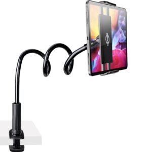 Zwanenhals Tablethouder en Telefoonhouder met Klemsysteem voor Bureau Tafel en Meubels - LB537
