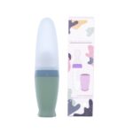 Anti-knoei Lepel Knijpfles voor Baby | Groenblauw