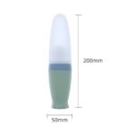 Anti-knoei Lepel Knijpfles voor Baby | Groenblauw