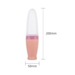 Anti-knoei Lepel Knijpfles voor Baby | Roze