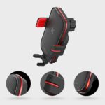 Auto Telefoonhouder met ingebouwde Draadloze oplader | Smartphone Autohouder met Draadloos Opladen | Ventilatierooster - LB642