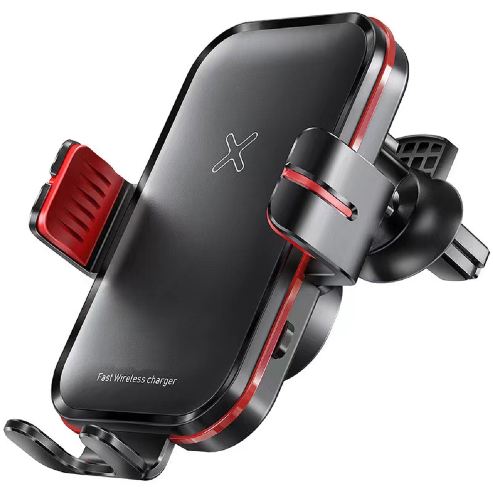 Auto Telefoonhouder met ingebouwde Draadloze oplader | Smartphone Autohouder met Draadloos Opladen | Ventilatierooster - LB642