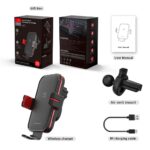 Auto Telefoonhouder met ingebouwde Draadloze oplader | Smartphone Autohouder met Draadloos Opladen | Ventilatierooster - LB642