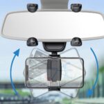 Auto Telefoonhouder voor Binnenspiegel met 360 graden rotatie - LB519