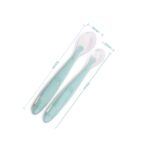 Baby Bestek | Lepel en Vork | Siliconen | Groen