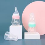 Babyfles met Handvaten | Voedingsfles Melkfles voor Baby | 180ml Blauw