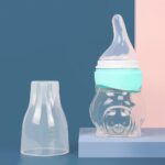 Babyfles met Handvaten | Voedingsfles Melkfles voor Baby | 180ml Blauw