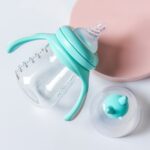 Babyfles met Handvaten | Voedingsfles Melkfles voor Baby | 180ml Blauw