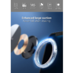 Draadloos Magnetisch Autolader Autohouder | Universeel Telefoonhouder met 15W Fastcharge Draadloze oplader - LB640