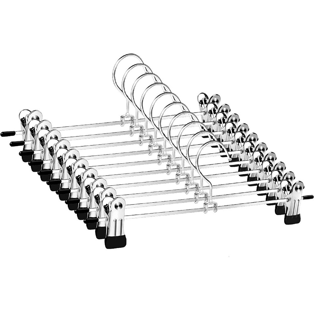 Kledinghangers Kleerhangers Broekhankers met Knijpers Klemmen | Set van 20 - LB617