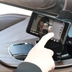 Multifunctioneel Autohouder met Blad Tafeltje voor Bekerhouder Serveertafel Dienblad voor Eten en Drinken - LB561