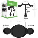 Multifunctioneel Autohouder met Blad Tafeltje voor Bekerhouder Serveertafel Dienblad voor Eten en Drinken - LB561