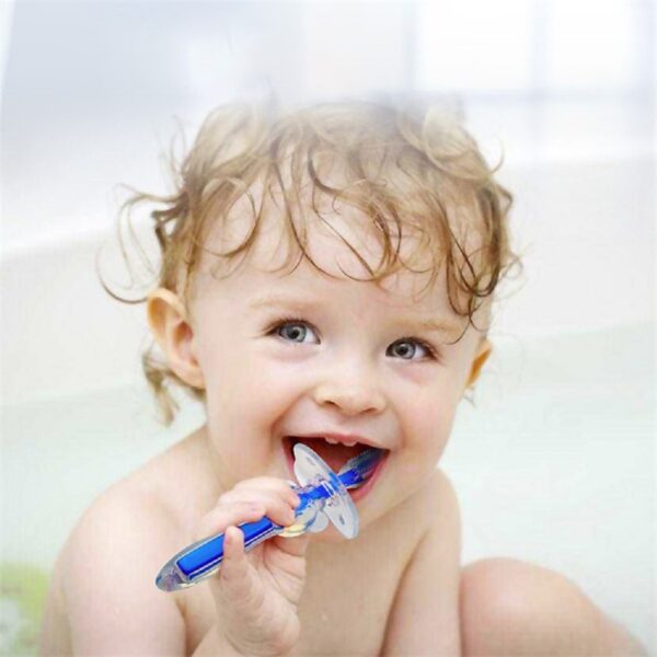 Peuter en Kleuter Tandenborstel | Baby en Kind Tandenborstel | vanaf 1 Jaar | Blauw
