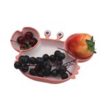 Siliconen Baby Bord met Zuignap | Onbreekbaar Bordje met Vakken | Eetbord geschikt voor Peuters en Kleuters | Roze