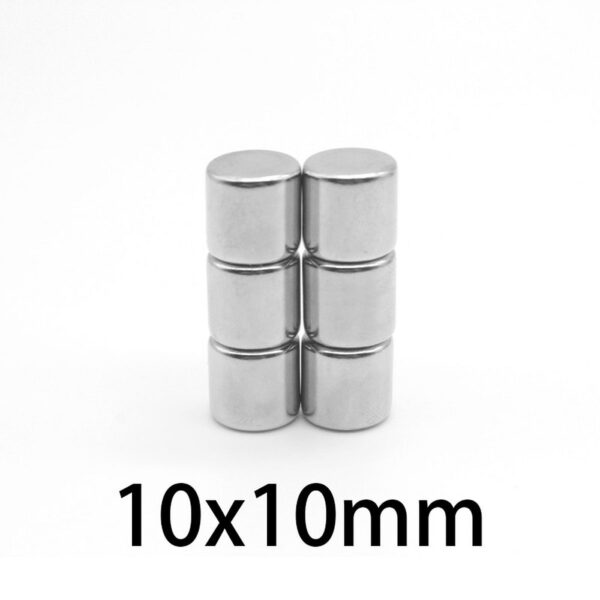 Sterke N50 Lodestone Neodymium Magneetjes 10x10mm | Magneten | Geschikt voor Koelkast Whitebord en Overige | 10 Stuks LB633