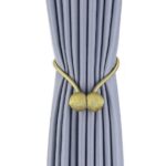 2 Stuks Magnetisch Gordijn Embrasse | Goud - MS-67