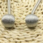 2 Stuks Magnetisch Gordijn Embrasse | Zilver - LB636