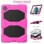 Extreme Cover hoesje met standaard geschikt voor Samsung Galaxy Tab A8 10.5 X200/X205 (2021) - Roze