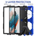 Extreme Cover hoesje met standaard geschikt voor Samsung Galaxy Tab A8 10.5 X200/X205 (2021) - Roze