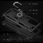 Hoesje geschikt voor Oppo A74 - RingArmor - Hardcase - Blauw