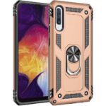 Hoesje geschikt voor Samsung Galaxy A50 - RingArmor - Hardcase - Blauw